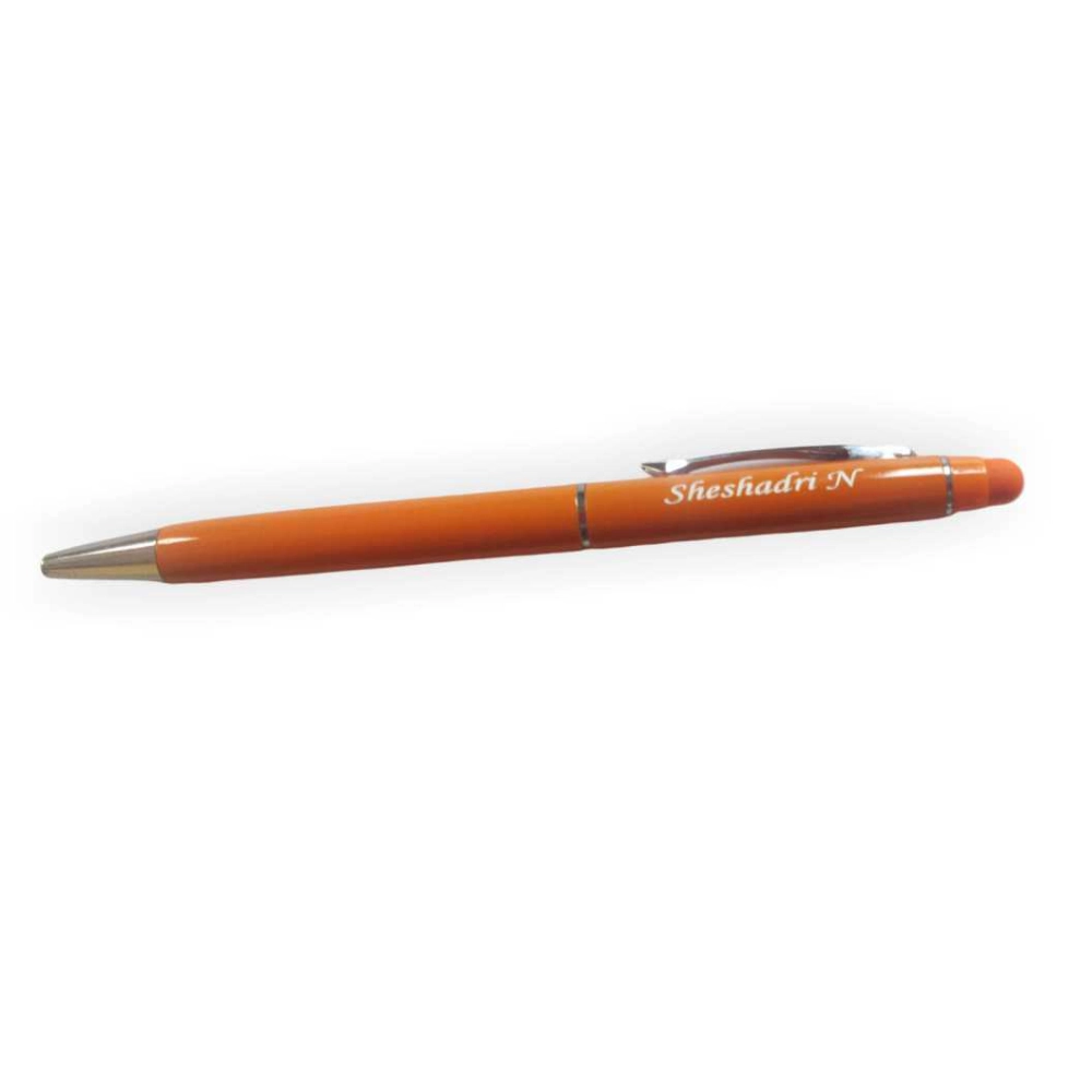 Personalized iScape Slim Twist Ball Pen with Stylus